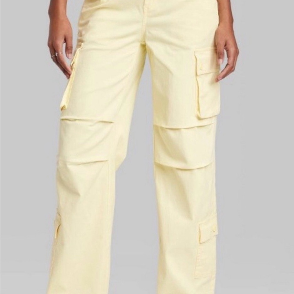 Wild Fable Yellow Wide Leg Jumpsuit